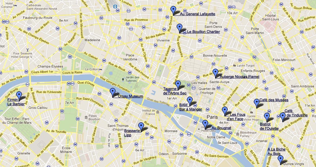 Ou Manger a Paris?
